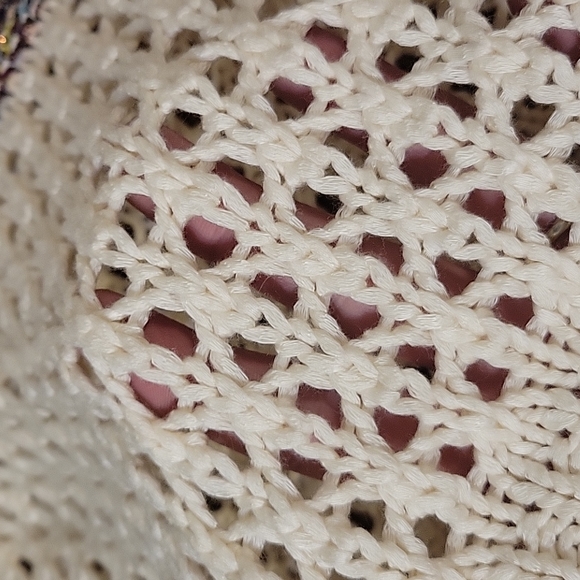 Women's XL beautiful loose knit heavyweight sweater - Picture 3 of 7